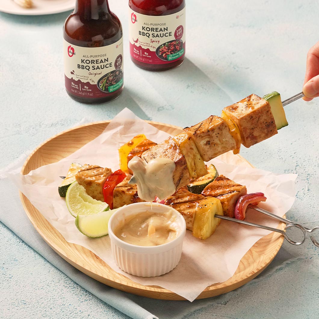 Tofu & Vegetable Skewers