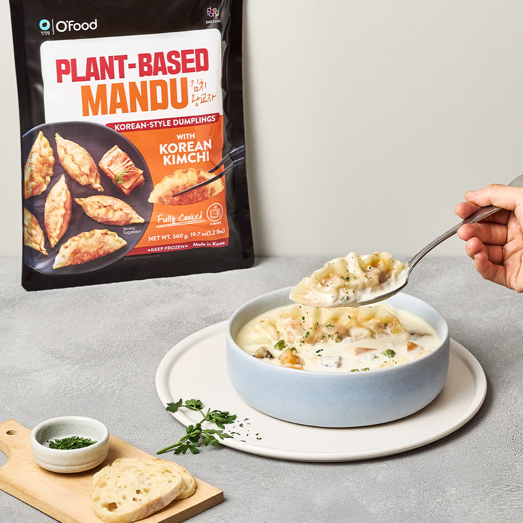 Plant-based Mandu Cream Stew