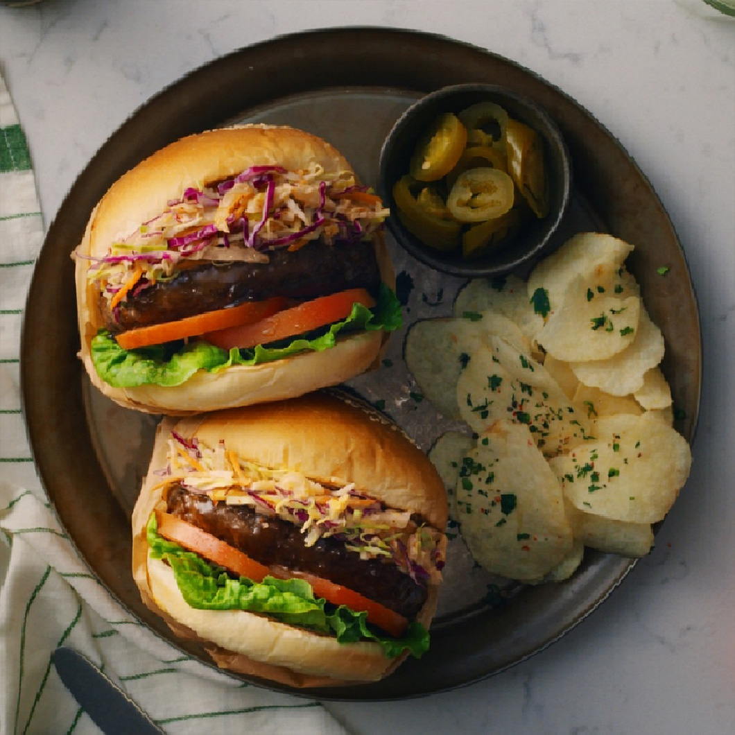 Korean BBQ burger